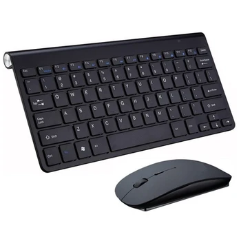 2.4 G Wireless Tastatură și Mouse-ul Profitabilă Mini Tastatura Mouse Combo Set Pentru Notebook Laptop Mac Desktop PC Smart TV PS4