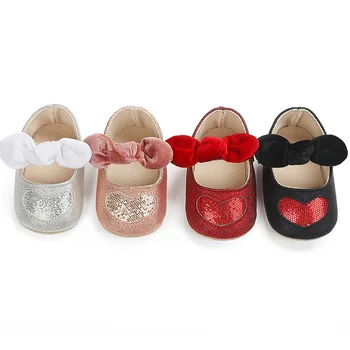 Copil nou-născut fată pantofi cu talpi de Cauciuc non-alunecare de Toate-meci rochie de printesa pantofi de Interior pre-pas în pantofi de copil