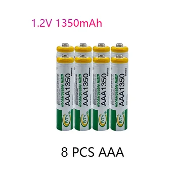 1.2 V AAA Baterii 1350mAh Ni-MH Baterie Reîncărcabilă Pentru CD/MP3 Playere, Lanterne, telecomenzi