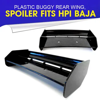 1/5 Rovan Plastic Negru Buggy Spate, Aripa, Spoiler se Potrivește pentru HPI Baja 5B Regele Motor