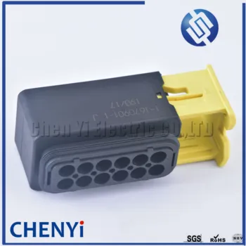 1 set TE 12 Pin 2.8 serie HDSCS de sex feminin auto conector impermeabil din plastic electric de conexiuni plug-plug 1-1670901-1 Cu terminal