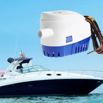 12 1100GPH Automată Barca Pompă de Santină Electrică Marine Pompa Vas de Apă de Evacuare a Pompei Submersibile Pompa de Santină Cu Comutator