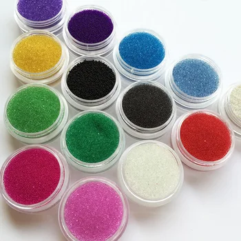 14 Culori 0,4 mm~0.6 mm Nail Art Bomboane Magie 3D Culoare Transparent Design de Sticlă Margele de Caviar Manichiura Microperle Decoratiuni B014