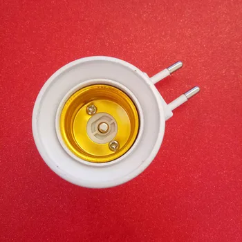 1buc E27 LED lumina de sex Masculin Sochet tipul de Bază la sursa de Alimentare 220V UE Plug Titularul lampă Bec Adaptor Convertor + Buton ON/OFF Comutator