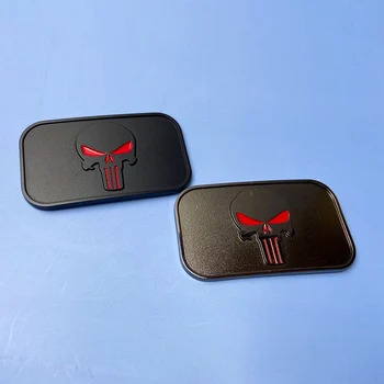 1buc Punisher Corpul Insigna Craniu 3D Autocolant Metalic Auto Emblema Pentru Întregul Corp QX80 FX35 G25 Q70 Qx60 styling Auto Accesorii