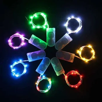 1m/2m/3m/5m/10m Sârmă de Cupru Ghirlanda LED-uri Lumini de Basm Ghirlandă Perdea Baterie Șir de Lumini de Crăciun Feston Petrecere de Nunta