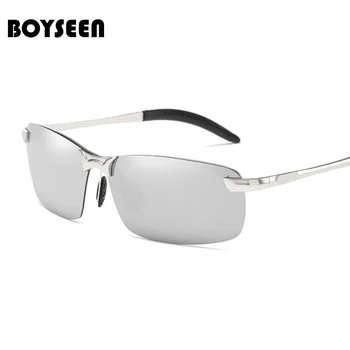 2017 Bărbați ochelari de Soare Polarizat Aluminiu Magneziu Cadru de Conducere Auto Ochelari de Soare UV400 Polarizat Ochelari de cal Stil de Ochelari de 3043