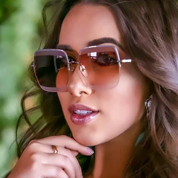 2021 Pătrat ochelari de Soare pentru Femei Brand de Lux de Designer de Vară Metal Ochelari de Moda ochelari de Soare Pentru Barbati UV400 Nuante Oculos