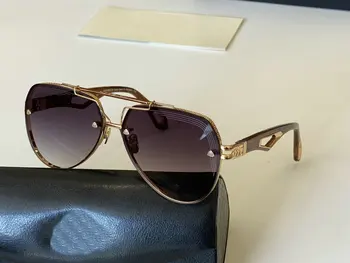 2021 Trendy Supradimensionat MBH ochelari de Soare Femei de Moda de Lux Gradient fără ramă Umbrită Mare Cadru Metalic Pătrat Ochelari de Soare Barbati UV400