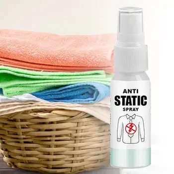 30/100ML Anti Static Spray Reduce Electricitate Statică Pe Haine Anti-Static Spray Pentru Mobila de Spălătorie Auto Dulap Mișcare Statică