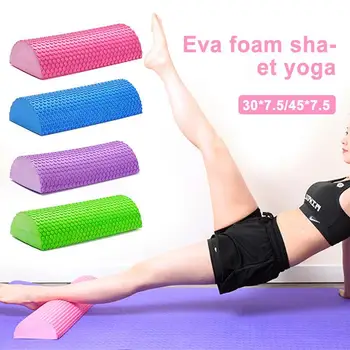 30-45cm Semi-circulare de Masaj Spuma EVA Arbore de Yoga, Pilates, Echipamente de Fitness Cu Masaj virgulă mobilă Spuma cu Role de Masaj Roll