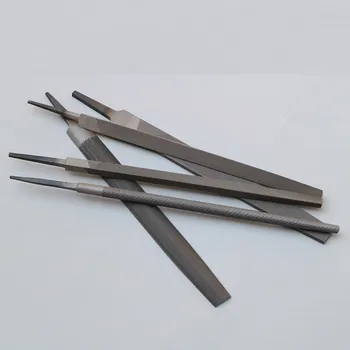 5pcs 6 Inch Mediu Dințate din Oțel Industrială Fișiere Set de Plat/Rotund/Jumătate Rotund/Triunghi/Metru Pentru prelucrarea Metalelor pentru prelucrarea Lemnului Rasp