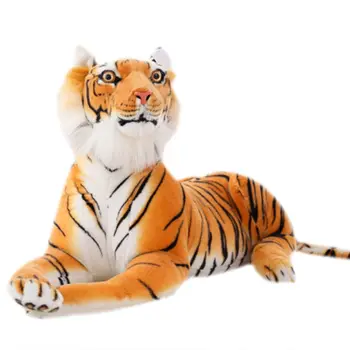 70CM Mare Simulare de Tigru de Pluș Jucărie Viața Reală de Plus Tigru Siberian Papusa Spoof Jucărie Glumă Jucărie Umplute de Animale de Pluș Cadou de Ziua de nastere
