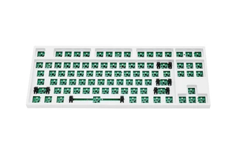 80% MKB87 TKL 87 cheie modul dual bluetooth Alb Tastatură Mecanică kit tip c hot swappable comuta efecte de iluminare RGB, switch