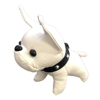 Accesorii geanta Mini Umplute Papusa Ornament din Piele PU Bulldog Desene animate Minunat Breloc Poșeta Femeii Pandantiv Fete Cadou