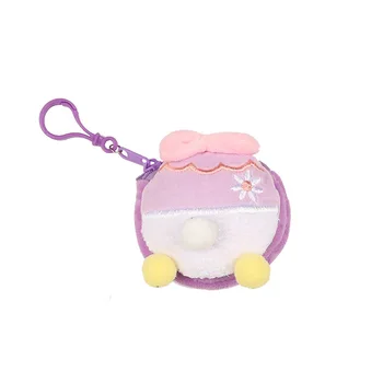 Animale de desene animate Drăguț Kuromi Melodie Cinnamoroll Rotund mini căști geanta geanta moneda breloc cu Pandantiv Cadou pentru Fete