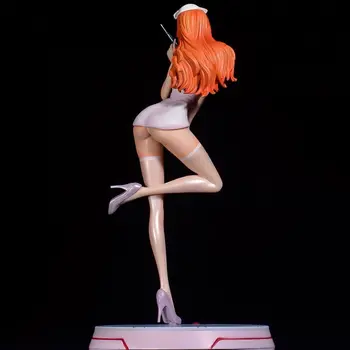 Anime One Piece Uniformă Tentația de 33cm Asistenta Nami în Picioare Model de Fată Frumoasă Figurine de Colectie Model Pentru Tineri