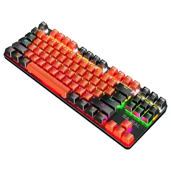 BAJEAL K200 87 de Taste Mecanice de Jocuri de noroc Tastaturi Tastatura cu Fir Verde Cu Cheie Comutatoare Liniare Comutator Tragator
