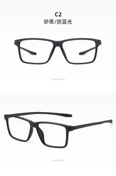 Bărbați Moda Anti Blue Light Ochelari Albastru De Blocare Calculator Ochelari De Protecție Ochelari De Vedere Cu Miopie Cadru Clar Lentile Ochelari Oculos