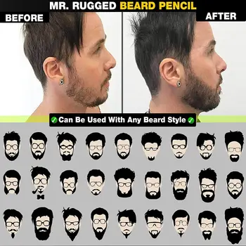 Bărbații Cu Barbă De Creștere Pen Părul Facial Mustață Reparații Forma Regenerarea Pen Barba Enhancer Hranesc Modelarea Anti Caderea Parului Styling Kit