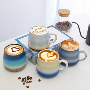 Cana ceramica de Cafea Ceasca de creatie de mare capacitate cana de apa cuplu ceașcă de cafea cani