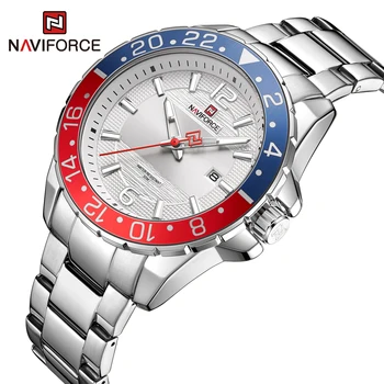 Ceas Barbati 2022 Brand de Top Ceas de mână NAVIFORCE de Lux Analog Relogio Masculino 30M rezistent la apa din Oțel Inoxidabil Ceas Nou de Afaceri
