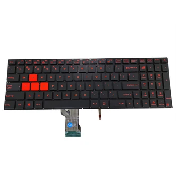 Engleză tastatură cu iluminare din spate pentru ASUS ROG Strix GL502V GL502VM GL502 VT GL502VY tastaturi Jocuri de Portocale taste tastă Noi 0KN0 TD1US13