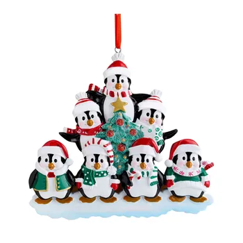 Familia DIY Pandantiv Rasina Statuie Decor de Crăciun Ornament Copac Xmas Decor Decor 2022 Navidad Natal Cadouri natal noel