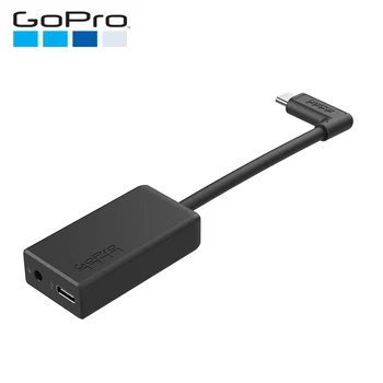 GoPro Pro 3.5 mm Microfon Adaptor pentru Gopro HERO8 Negru/HERO7 Negru/HERO6 Negru/HERO5 Negru Original Accesoriu GoPro