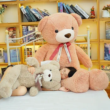 Hot Nou Minunat Urs Uriaș De Pluș Jucărie Animale De Pluș Teddy Bear Papusa Perna Copii Fete Populare Valentine Cadou De Ziua De Nastere