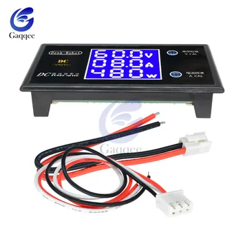 LCD Digital Voltmetru Ampermetru Wattmeter Tensiune de Alimentare Curent Volt Metru Tester Detector Monitor DC 0-100V 5A 10A 250W 1000W