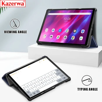 Magnetic Smart Coque Pentru Lenovo Tab K10 Caz TB-X6C6 10.3 inch 2021 Tableta Unicorn Cat Shell Pentru Lenovo Tab K10 2021 Acoperi Etui