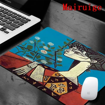 Mairuige Picasso stil de pictură în ulei mouse pad 220X180mm computer mare de vânzare cele mai ieftine cauciuc birou tastatură
