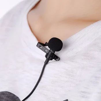 Mini Microfon Lavaliera Clip Cravată Microfoane Telefon Inteligent de Înregistrare PC Clip-on Rever Suport Vorbind, Cântând Vorbire de Înaltă Sensibilitate