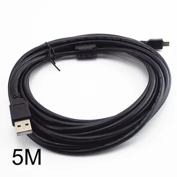 Mini USB de încărcare Cablu de Date Incarcator linie 0.3/0.5/3M T port conectori Pentru a extinde DVR Mașină de Fotografiat Digital fir 5M cantitate mare