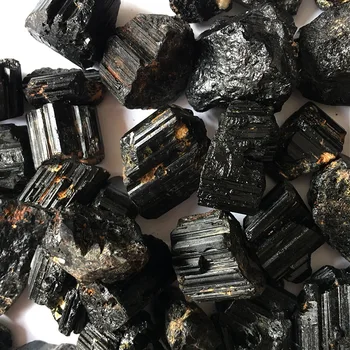 Naturale Turmalina Neagra Cristal Piatră Prețioasă Colecție Dur Rock Minerale-Specimen De Vindecare Piatra Decor Acasă D2