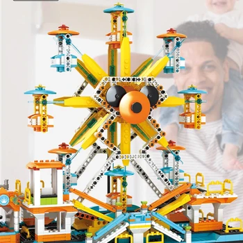 Noi MOC Roată Compatibil 31119 Model 1314PCS Blocuri Caramizi Eduactional Puzzle Jucărie Pentru Copil Cadou de Crăciun
