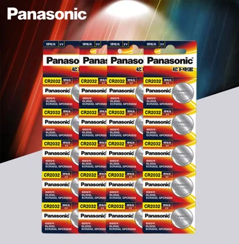 Panasonic Original 2 buc/lot cr 2032 Butonul Baterii 3V Monedă cu Litiu Baterie Pentru Ceas de Control de la Distanță Calculator cr2032