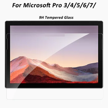 Pentru Microsoft Surface Pro 7 6 5 4 12.3' 2.5 D Acoperire Completă Temperat Pahar Ecran Protector Pentru Surface Pro 3 12.0' Film Protector
