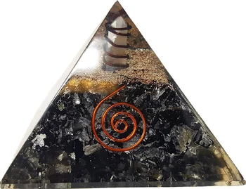 Piramida Ornamente, Ogan Naturale Alb Cristal Coloană Și Turmalina Neagra Piatra sparta Ogan Turnul de Energie de Cristal miner