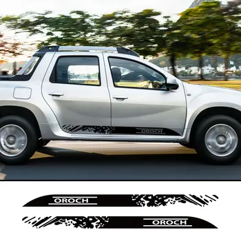 Preluare Ușa Laterală Fusta Decalcomanii Pentru Renault Duster Oroch Autocolante Auto Camion Grafică De Vinil Decor Autocolant De Acoperire Accesorii Auto
