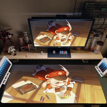 Rogojini Mouse-Ul De Calculator Pad Mouse Pad-Uri Drăguț Kawaii Gaming Accesorii Covor Gamer Anime Genshin Impact Hutao Tabelul Mat Birou Mat