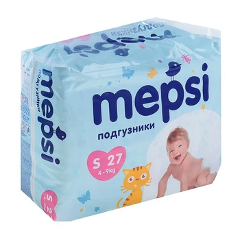Scutece MEPSI premium s (4-9 kg), 27 buc 872614 de Unică folosință Copil Pentru Copii kiddiapers Scutece Servetele Mama Copii