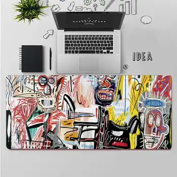 ZOROXU Jean michel basquiat Blocare Marginea Mouse Pad Joc de masă Covor PC Notebook Laptop Cauciuc en-Gros Mat