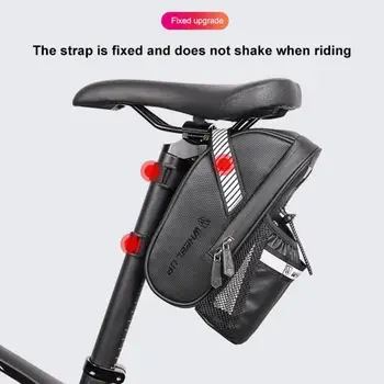 Reducere Biciclete mtb sac șa biciclete bag pu la apa de mare capacitate seat post geanta suport sticla sac de instrument sac de depozitare accesorii pentru biciclete | Accesorii Pentru