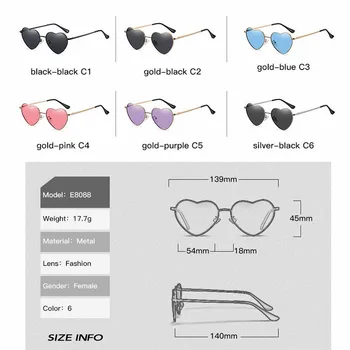 Skillful Strawberry lineup Reducere Myt_0437 metal inima polarizat ochelari de soare femei în formă de  inimă ocean piese de ochelari de soare pentru femei ochelari de sex feminin  oculos de sol | Femei Ochelari ~